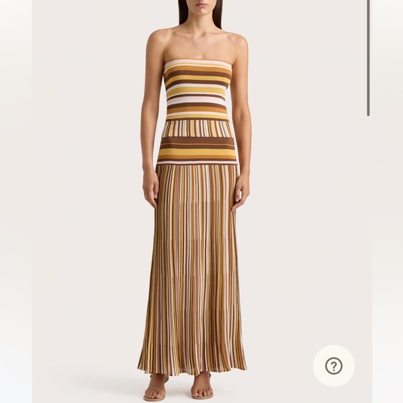 FAITHFULL THE BRAND Citara Skirt Cocoa - Picture 6 of 6